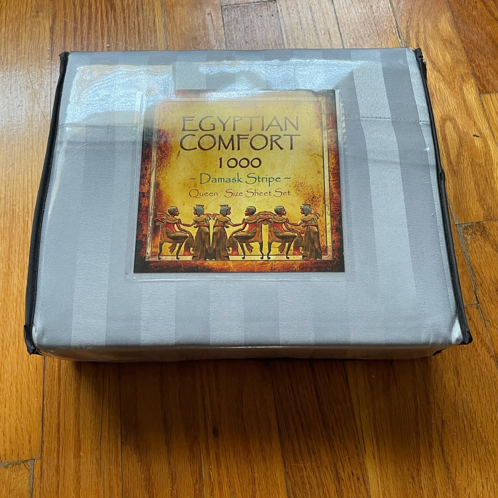 NWT Egyptian Comfort 1000 Queen Sheet Set